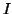 \( I \)